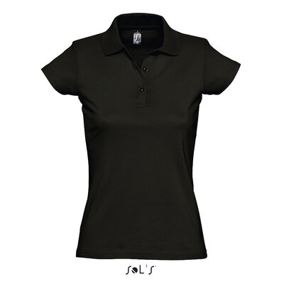 Sols Ženska pamučna polo majica Prescott Black veličina XXL 11376