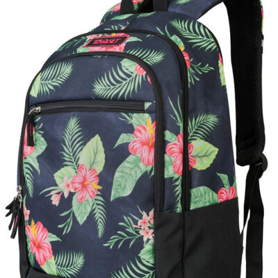 TARGET Chili - Ranac za školu FLORAL BLACK 21903