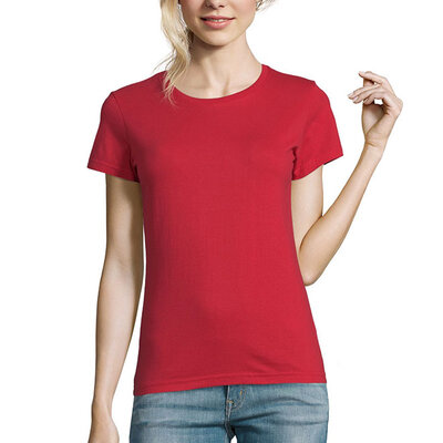 Sols Ženska pamučna majica Imperial Red veličina S 11502