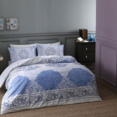 Pamučna posteljina za bračni krevet Aryan