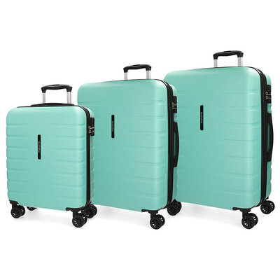 Koferi Movom Turbo Turquoise Set 55cm-69cm-79cm 58294
