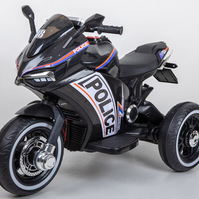 Dečiji motor na akumulator Police Crni