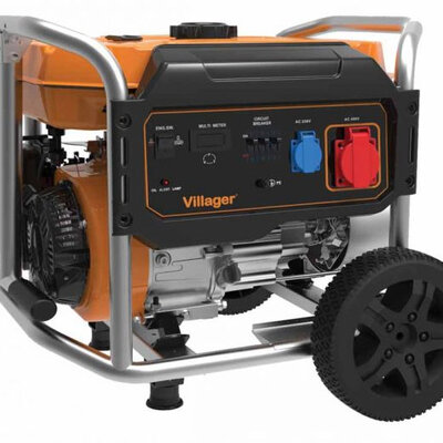Benzinski agregat za struju 1x230V 1x400V Villager VGP 6700 S