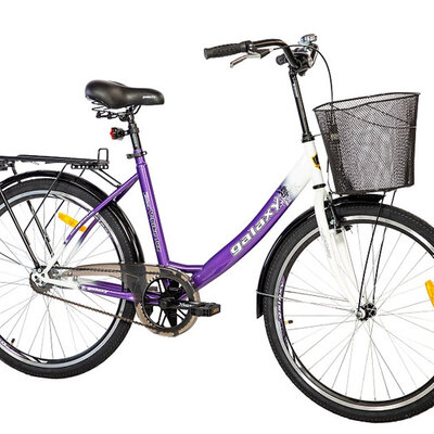 Ženski bicikl Galaxy V-bike Lux ljubičasta/bela