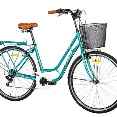 Ženski bicikl Galaxy Atina 28/6 tirkiz