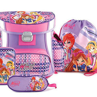 TARGET Set 4 u 1 - GT Ranac za školu, Gym Bag i pernice WINX 17337