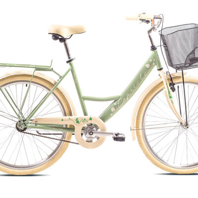 Ženski bicikl Capriolo Paris lady krem-zeleno 919271-19