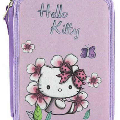 TARGET Double Pencile Case - Pernica puna HELLO KITTY Friends of Nature 19683