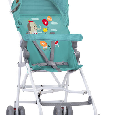 LORELLI Letnja kolica LIGHT Green Happy Animals