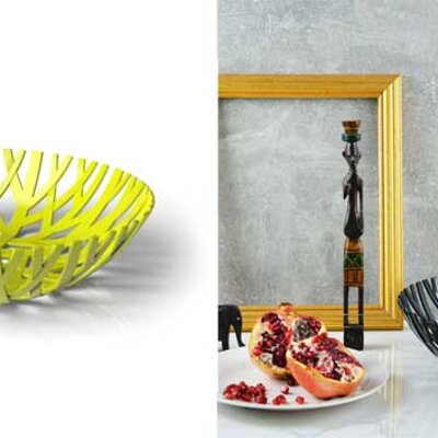 Morsel Činija za voće Savanna Yellow Green