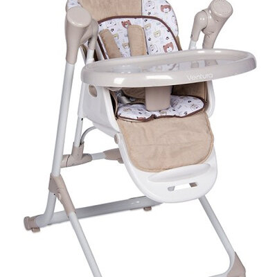 LORELLI 2 u 1 Stolica za hranjenje-Ljuljaška VENTURA Beige