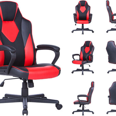 Gejmerska stolica Gamerix Storm Red