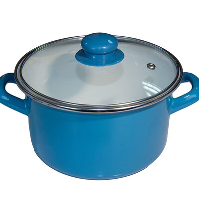 Emajlirana šerpa Texell sa poklopcem TSE-265 1.8L