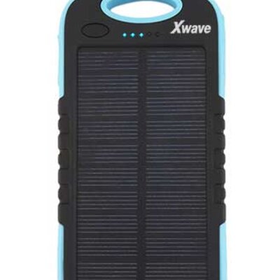 Xwave Powerbank Eksterna baterija 6000mAh Camp L 60 Blue Sa mogućnošću solarnog punjenja