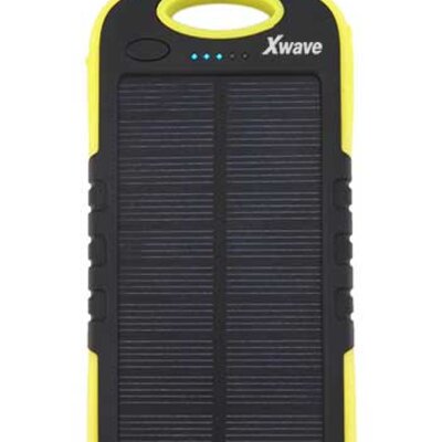 Xwave Powerbank Eksterna baterija 6000mAh Camp L 60 Yellow Sa mogućnošću solarnog punjenja