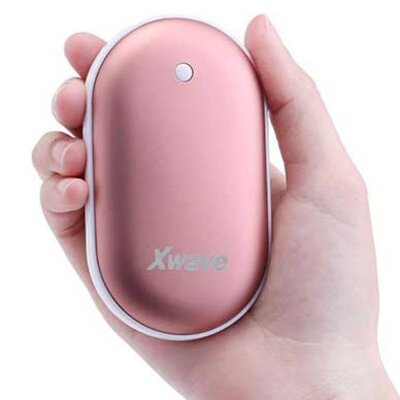 Xwave Powerbank Eksterna baterija 5200mAh Warm up 52 Rose Gold Sa grejačem ruku
