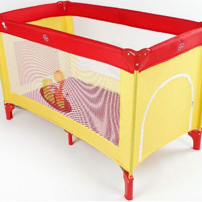 BBO Prenosivi krevetac 1 nivo 8054 žuto-crvena