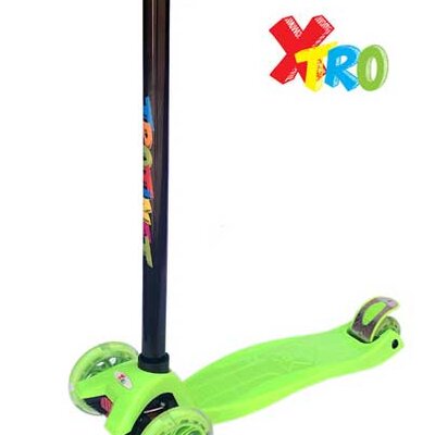Dečiji trotinet sa tri točka X-Tro Green 780248