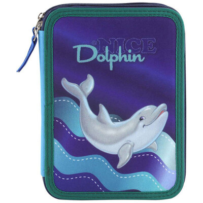 TARGET Double Pencile Case - Pernica puna DOLPHIN 17436