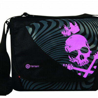 TARGET Školska torba ZEBRA STYLE crna