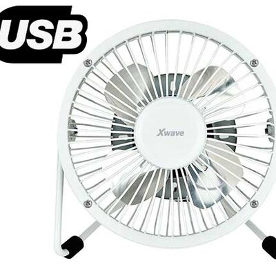 Xwave USB ventilator MF5 beli