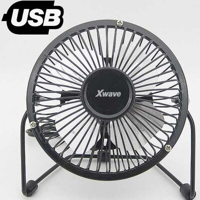Xwave USB ventilator MF5 crni