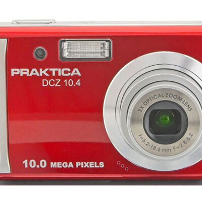 Praktica DCZ 10.4 crveni digitalni fotoaparat
