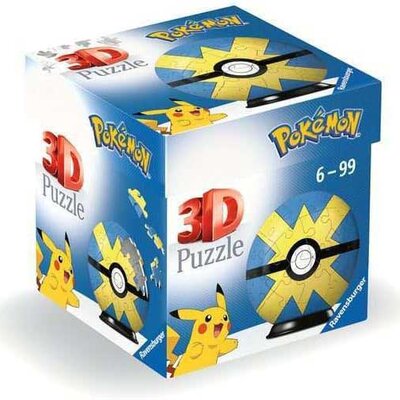 3D Puzzle Poke lopta Quick Pokemon 54 dela Ravensburger 11580