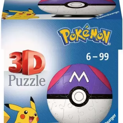 3D Puzzle slagalica Poke lopta Master Pokemon 54 dela Ravensburger 11564