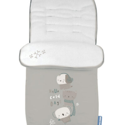 KIKKA BOO Zimska navlaka za kolica POLAR Friends Beige 31108040040