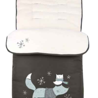 KIKKA BOO Zimska navlaka za kolica POLAR Fox Black 31108040041