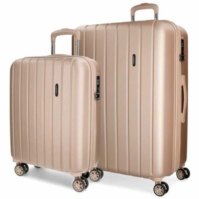 Komplet kofera 55cm-70cm Movom Wood champagne 53189