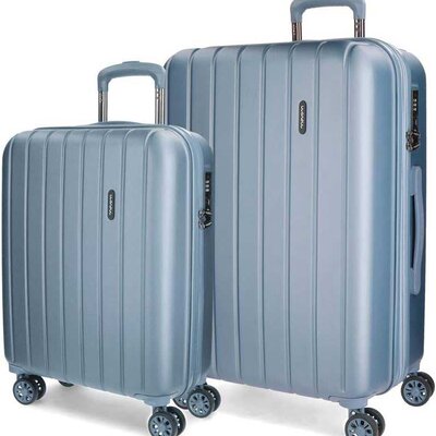 Komplet kofera 55cm-70cm Movom Wood sky blue 53189