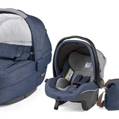 PEG-PEREGO Set modular korpa-autosedište-torba za mamu ELITE Urban Denim