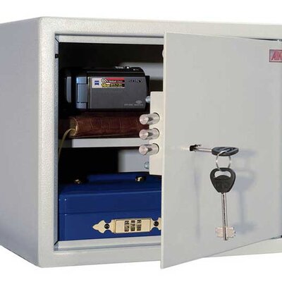 Sef sa mehaničkom bravom za čuvanje novca, dokumenata i oružja Aiko T 28KL