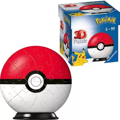 3D Puzzle slagalica Poke lopta Pokemon 54 dela Ravensburger 11256