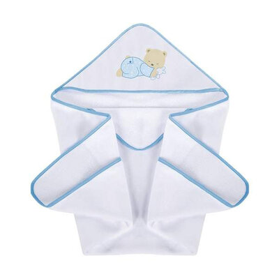 KLUPS Peškir za bebe 100 x 100 cm SWEET DREAMS BLUE K315T