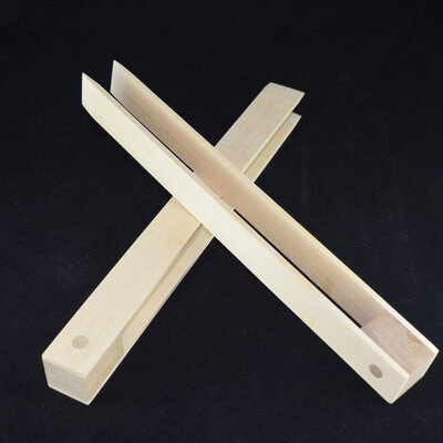 Štipaljke za salatu, meso, kotlete - od oraha i lipe