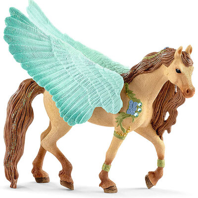 Schleich Figure Bayala - Ukrašeni pegaz 70574