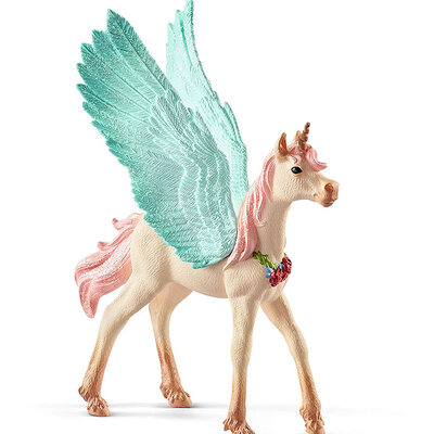 Schleich Figure Bayala - Ukrašeni pegaz - ždrebe 70575