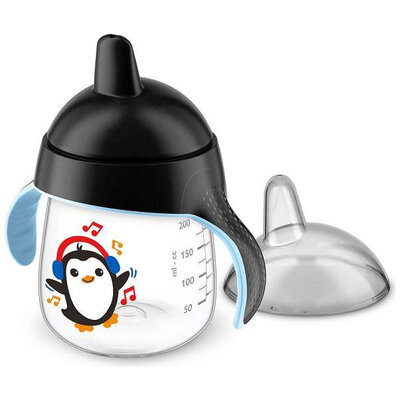 AVENT Premium Magična šolja 260ml 4418 PINGVIN crna SCF753/03