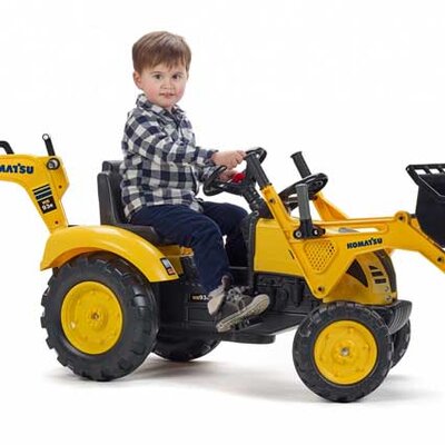 Dečiji utovarivač na pedale sa rotirajućim sedištem Komatsu by Falk Toys 2086N