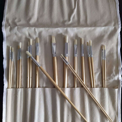 Komplet Od 18 Slikarskih Četkica Sa Futrolom - Pop Brush