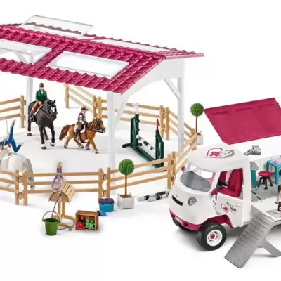 Schleich Figure Konji - Škola jahanja i mobilna veterinarska ambulanta 72121
