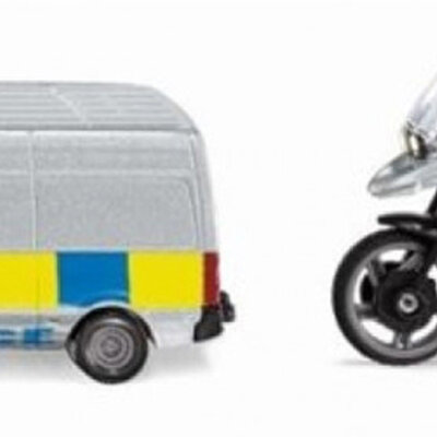 SIKU Set Policijski kombi i motor - Police Set 1655SP