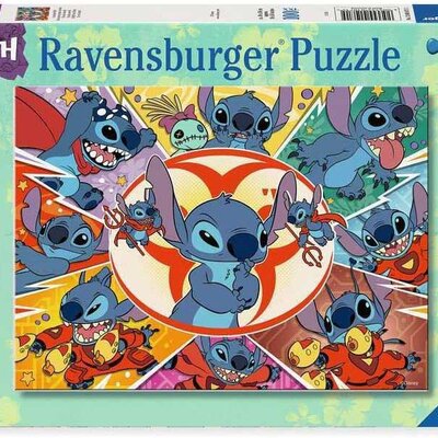 Puzzle slagalice za decu 100XXL delova Disney Stitch U mom svetu Ravensburger 12001071