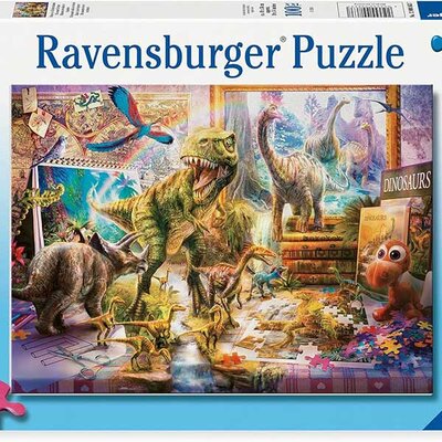 Puzzle slagalice za decu 100XXL delova Dinosaurusi oživljavaju Ravensburger 12000863