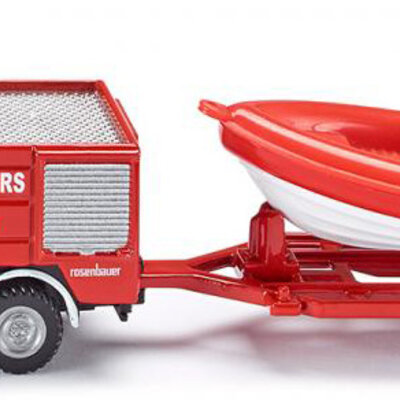SIKU Vatrogasni kamion sa čamcem - Fire engine with boat 1636001