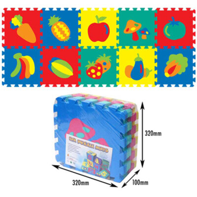 Podne puzzle Voće i povrće 10 komada 320x320mm