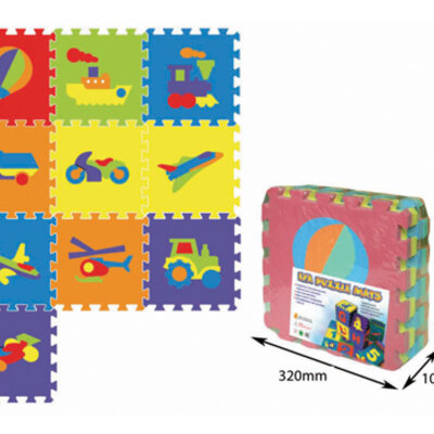 Podne puzzle Vozila 10 komada 320x320mm